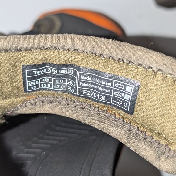 Men\'s Teva Hurricane Toe Pro Water Hiking Shoe Sandal Size 13 main image 4